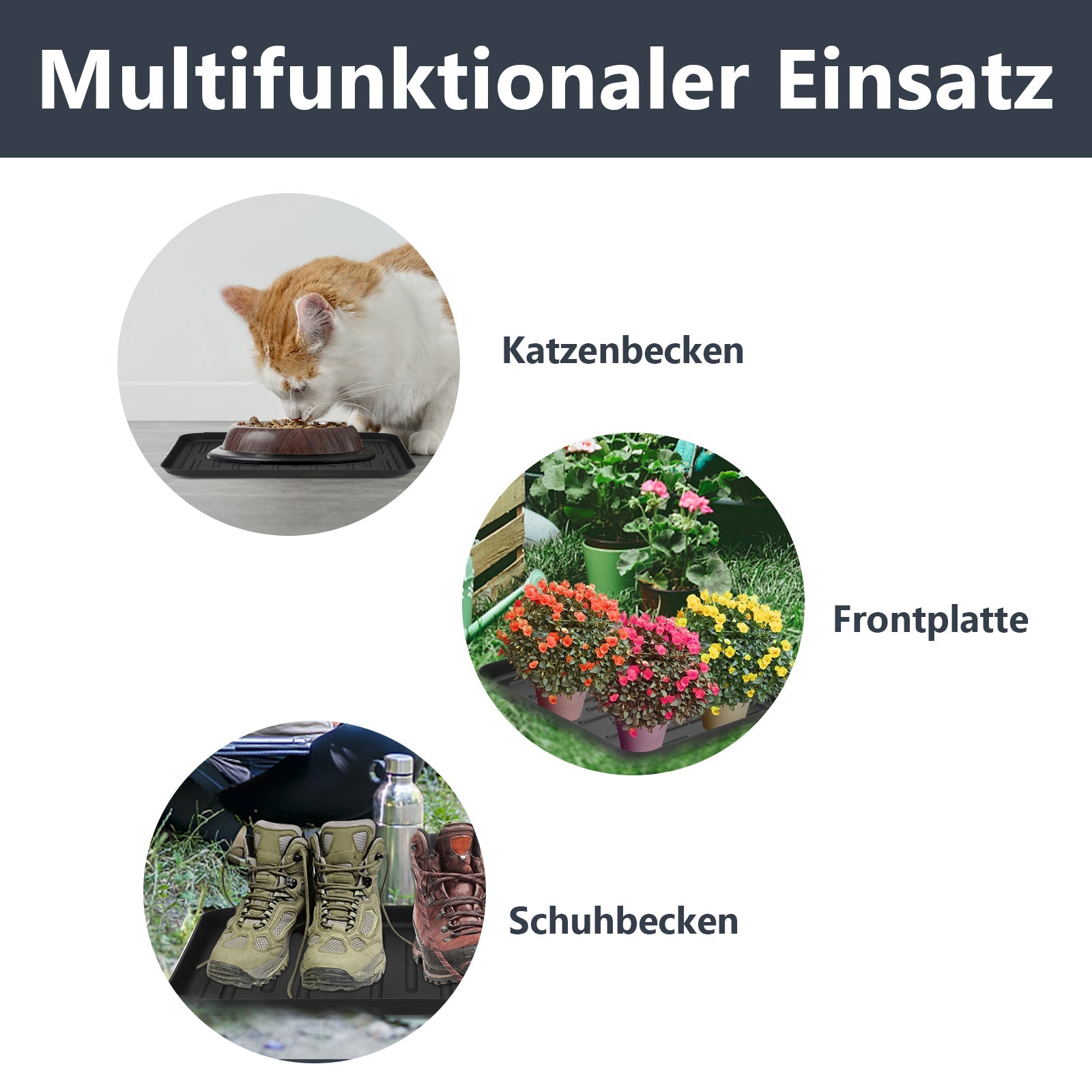 Cosmo Go Schuhabtropfschale Schuhmatte Ablage 2x