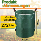 Cosmo Go Gartenabfallsack Gartensack 272L mit Deckel