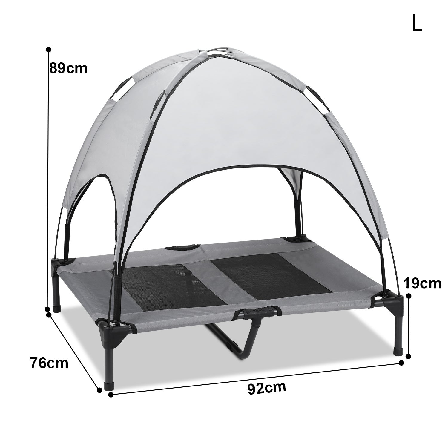 Cosmo Go Haustierbett mit Baldachin für Indoor & Outdoor