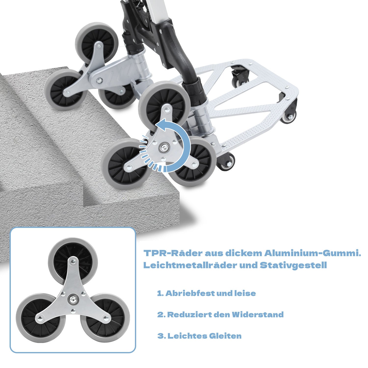 Cosmo Go Treppensteiger sackkarre bis 75kg