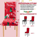 Cosmo Go Stuhlhussen Weihnachten 6er Set