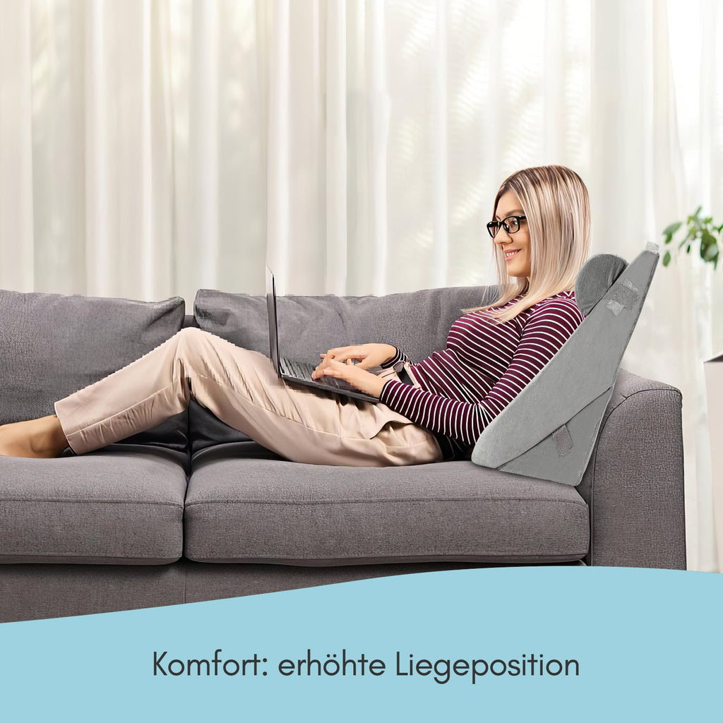 Cosmo Go Keilkissen Bett Kopfteil mit Abnehmbare Nackenrolle