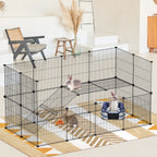 Cosmo Go Freigehege Laufgitter Kleintiere DIY 12/24Stück 35x35cm