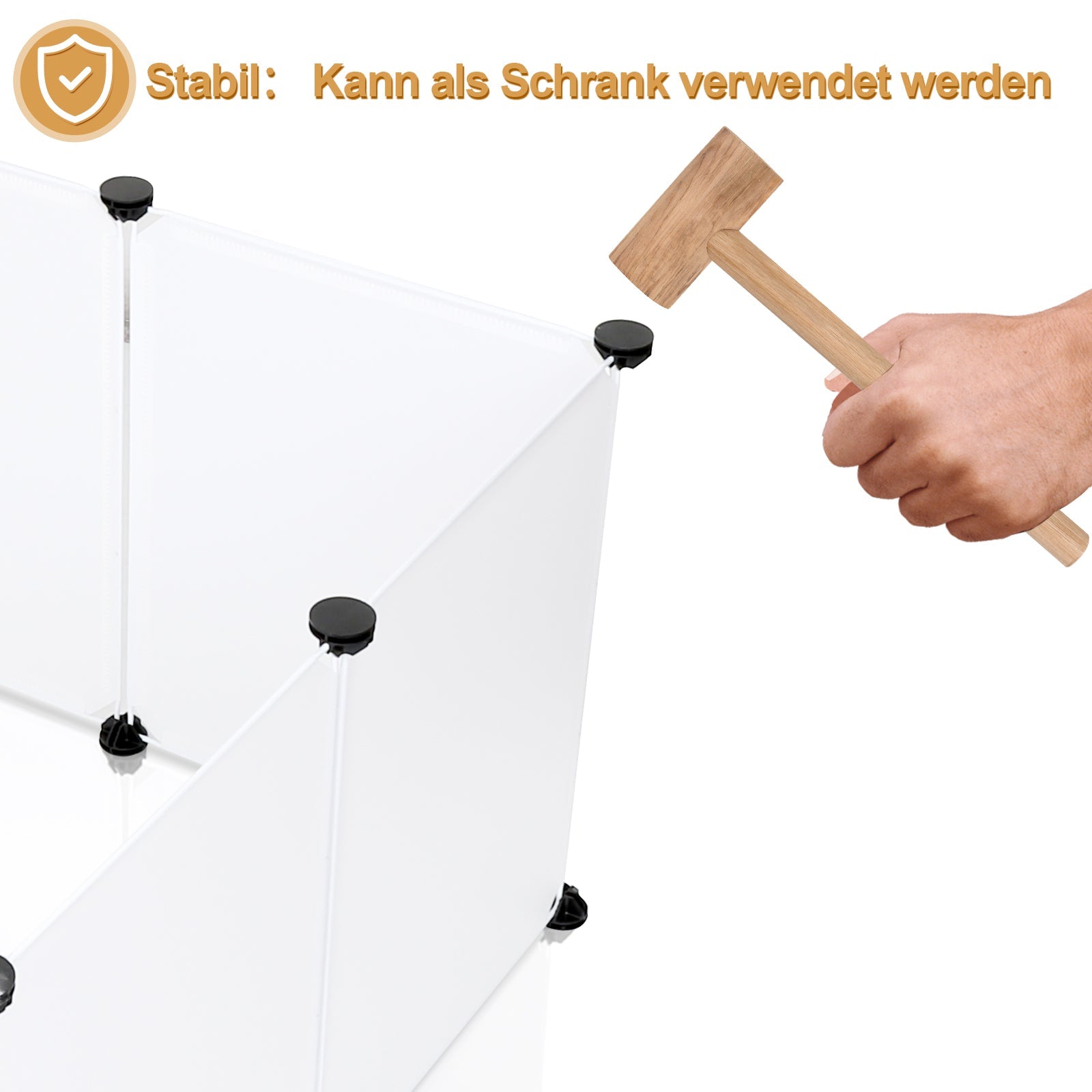 Cosmo Go Freilaufgehege Kunststoff für Kleintiere 12 Stück