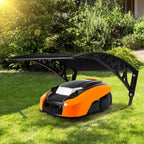 Cosmo Go Mähroboter Garage Dach Carport für Rasenmäher Schwarz