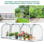 Cosmo Go Gewächshaus Foliengewächshaus PVC Transparent