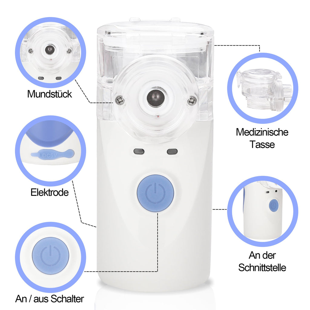 Cosmo Go Inhalator Vernebler Inhaliergerät für Erwachsene Kinder