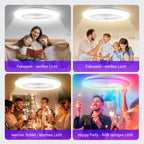 Cosmo Go Deckenventilator mit Beleuchtung RGB mit Fernbedienung