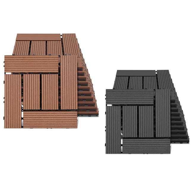 Cosmo Go WPC Terrassenfliesen Klickfliese 30x30cm 11 stk Hover Image