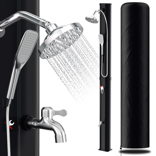 Cosmo Go 35L Solardusche Gartendusche Inkl. Schutzhaube und Handbrause Hover Image