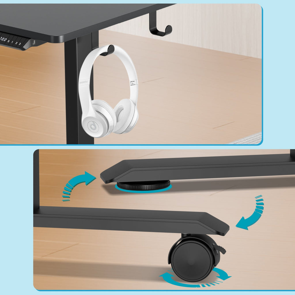 Cosmo Go Schreibtisch Höhenverstellbar Elektrisch Computertisch