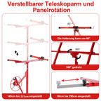 Cosmo Go Plattenheber 68 kg Traglast klappbar Höhenverstellbar 140cm -325cm