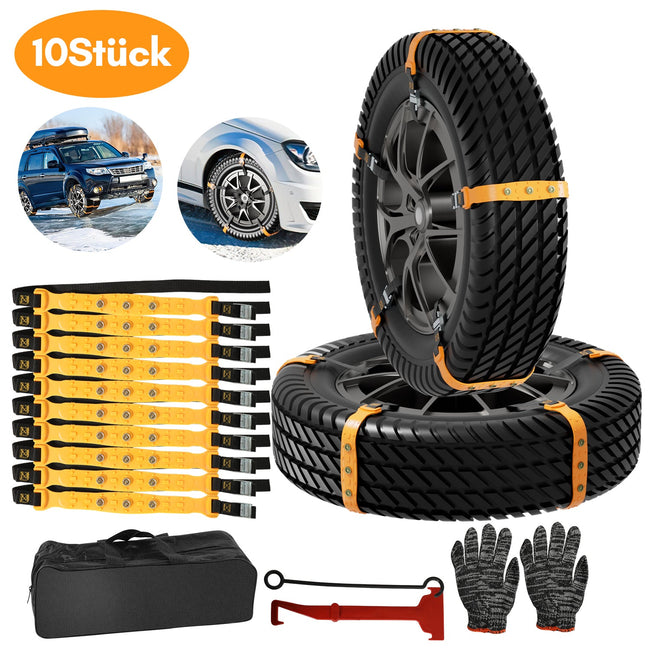 Cosmo Go Schneeketten Ketten Notfall Anti-Rutsch 10 Stück Hover Image