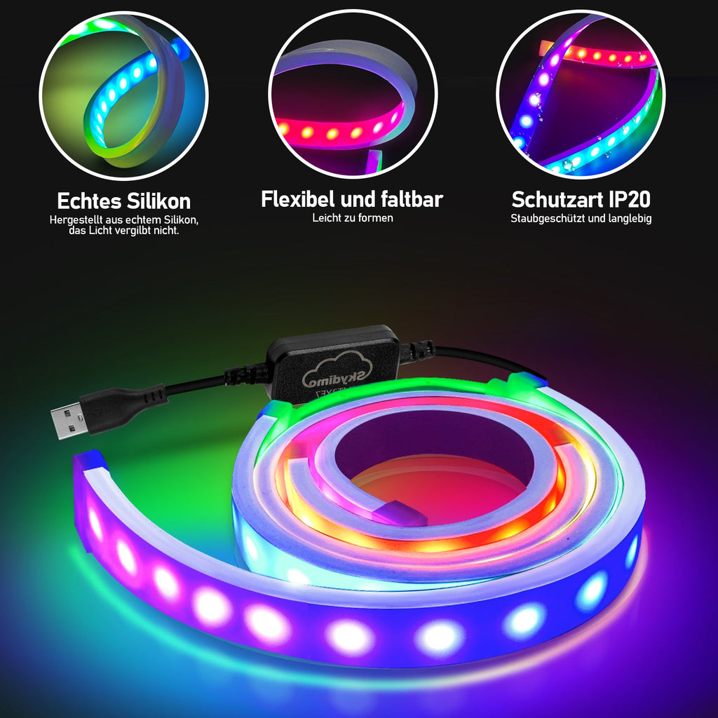 Cosmo Go Neon LED Strip RGBIC LED Streifen für PC-Monitor