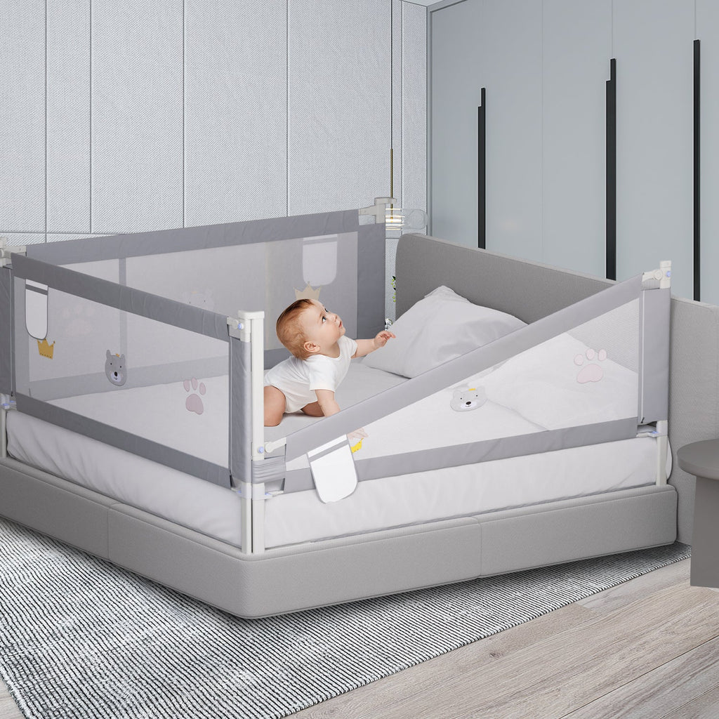 Cosmo Go Bettgitter Kinderbettgitter Höhenverstellbar