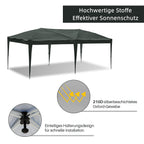 Cosmo Go Pop-Up Pavillon Gazebo mit Zentralverriegelung 3x6m