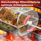 Cosmo Go Grillkorb Grillkorb Edelstahl für Drehspieß