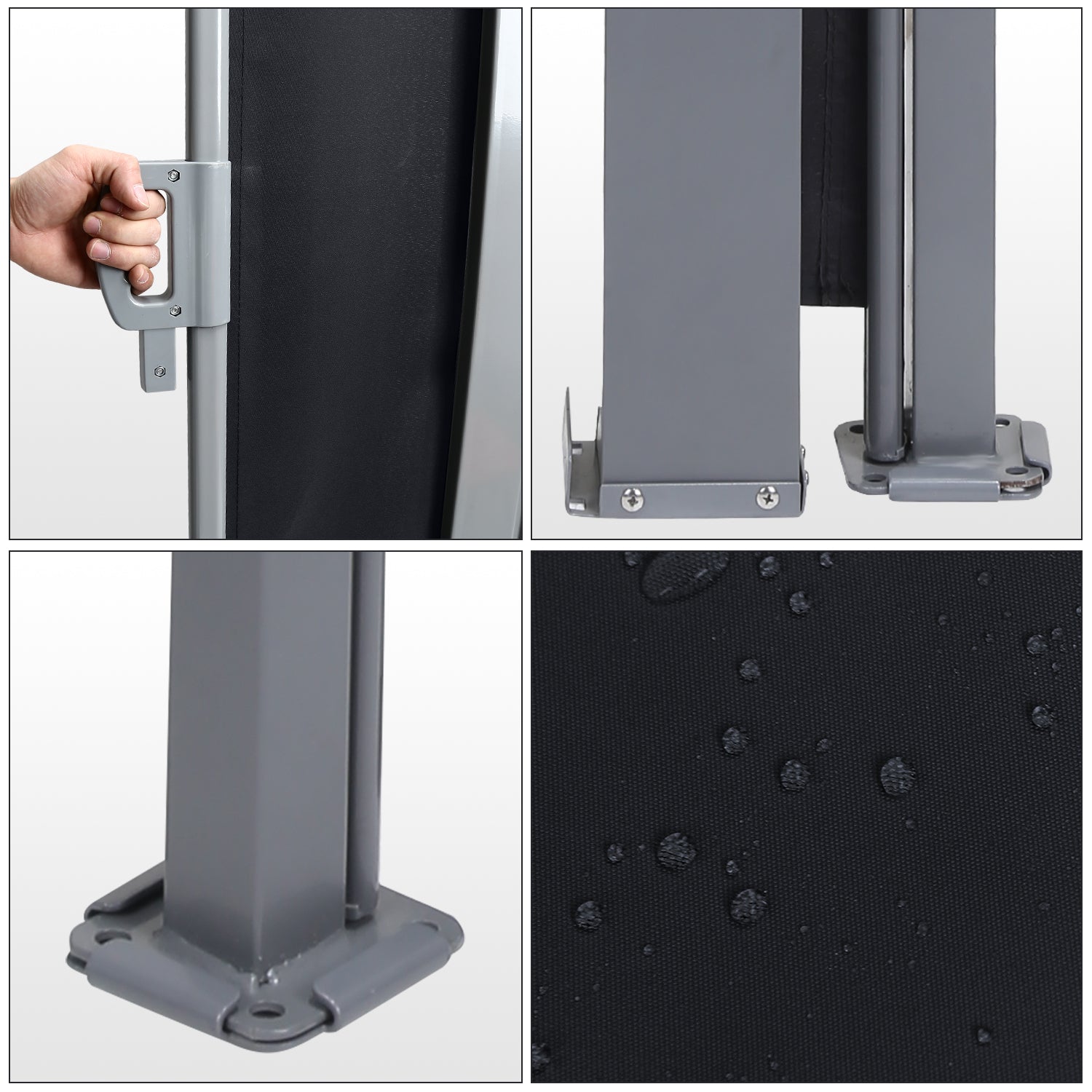 Cosmo Go Seitenmarkise Sichtschutz Ausziehbar