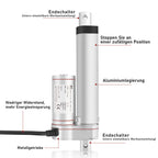 Cosmo Go 1500N Linear Actuator Linearmotor Elektrozylinder 50-400mm