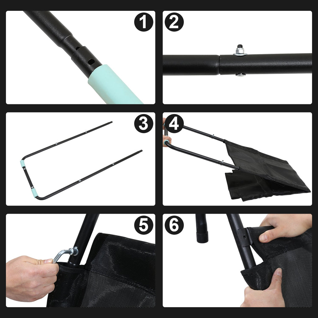 Cosmo Go Trampolin Rutsche 150cm Belastbar 100KG