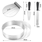 Cosmo Go Torten Set 4tlg Tortenboden Schneidhilfe