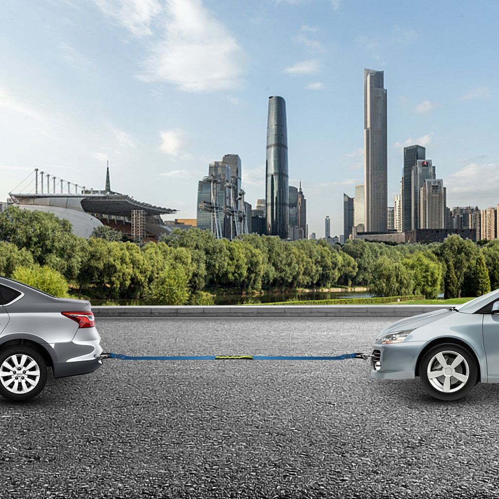 Cosmo Go Abschleppseil Notfall-Abschleppgurt 5 cm x 5 m