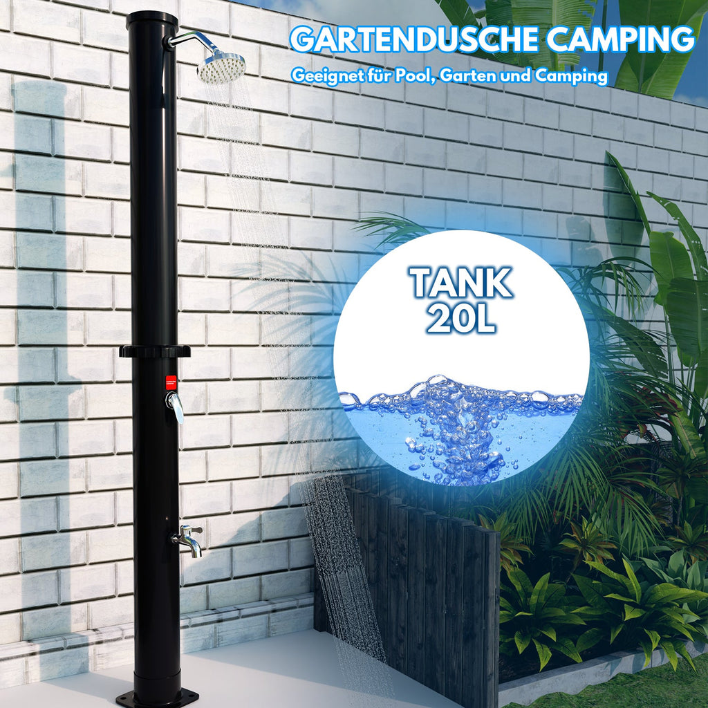 Cosmo Go 20L Solardusche mit Duschkopf