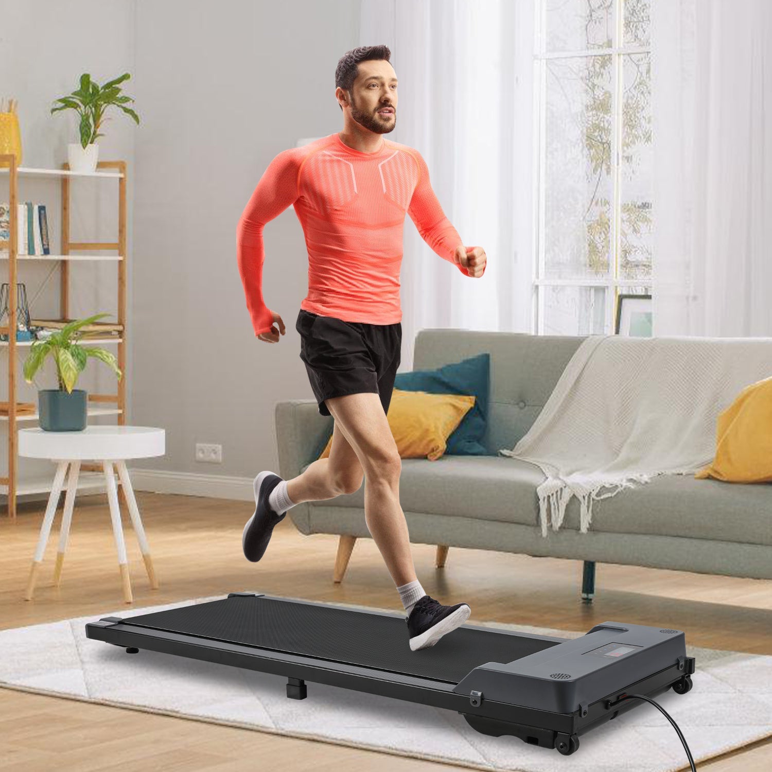 Cosmo Go Laufband für Zuhause mit LED-Anzeige Fernbedienung und App Steuerung