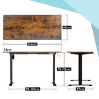 Cosmo Go Schreibtisch Höhenverstellbar Elektrisch Computertisch