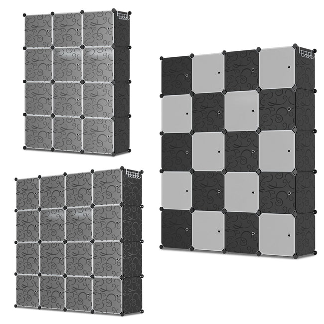 Cosmo Go Multifunktionaler Kleiderschrank mit Haken und Kleiderbügel Hover Image