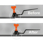 Cosmo Go 110/220Stück Fliesen Leveler Nivelliersystem Kits mit 4PCS Schraubenschlüssel