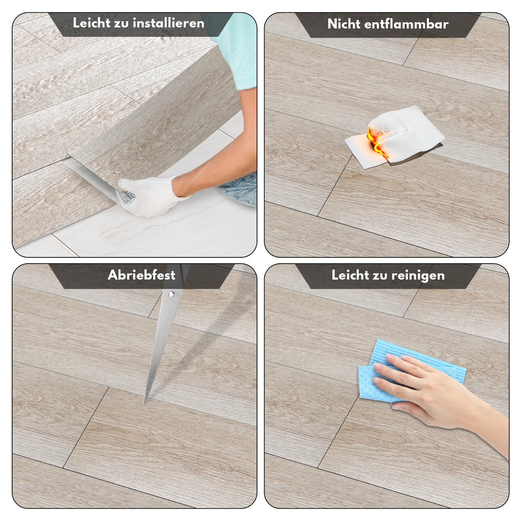 Cosmo Go PVC Bodenbelag Selbstklebend Vinylboden 1.5mm Dicke