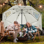 Cosmo Go 210cm Sonnenschirm Strandmuschel 2 in 1