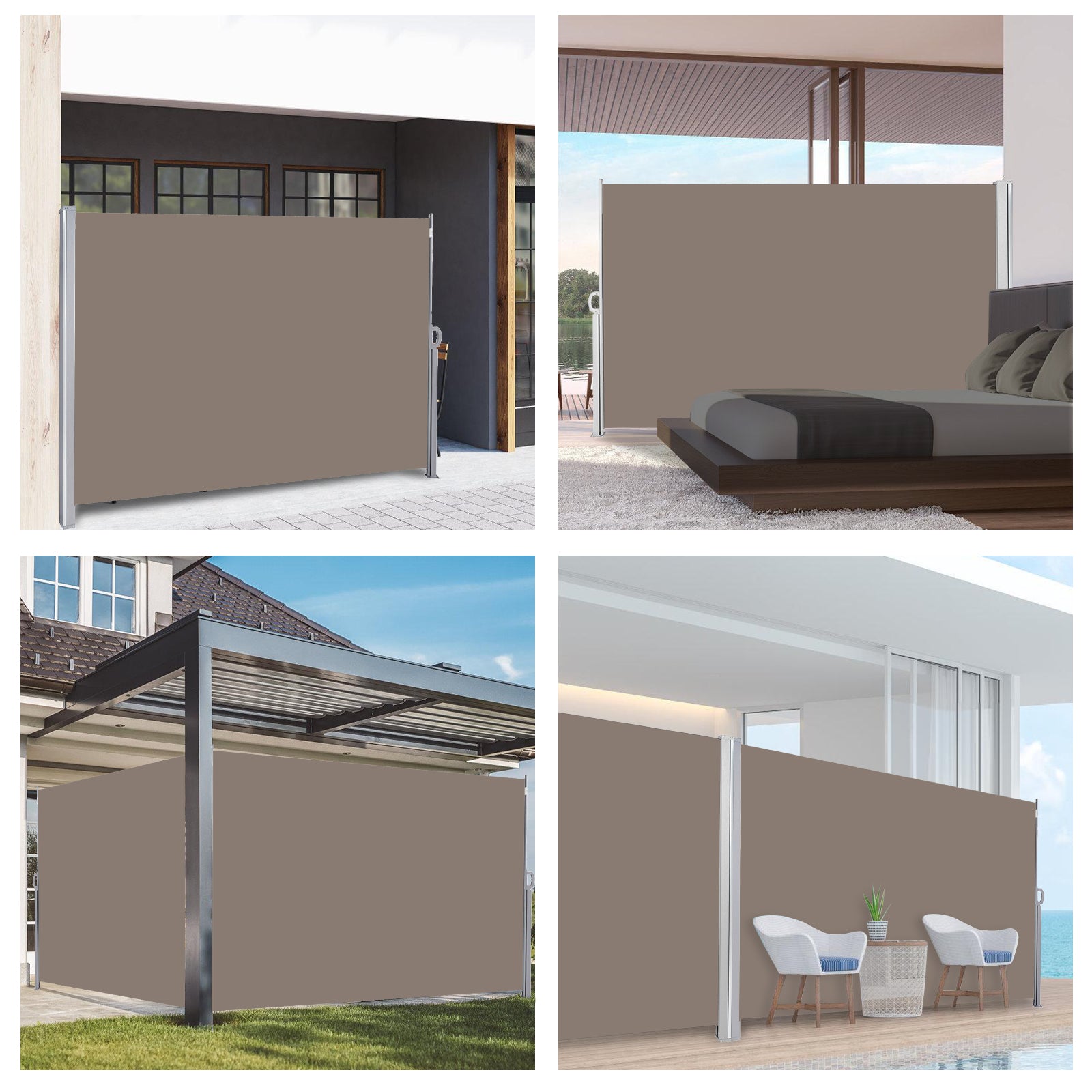 Cosmo Go Seitenmarkise Sichtschutz Ausziehbar