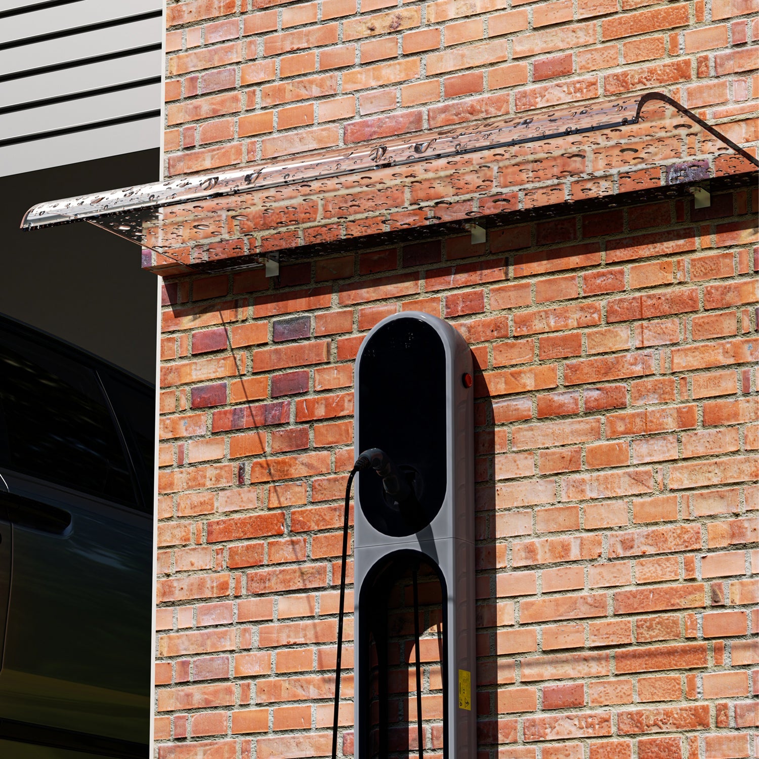 Cosmo Go Vordach für Haustür 40x80cm Unsichtbare Überdachung