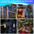 Cosmo Go LED Lichterkette Außen 10m/20m/30m Schwarz Kabel