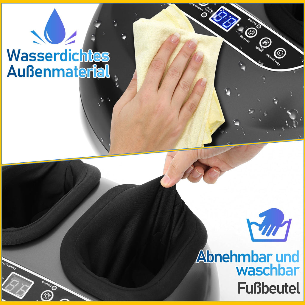 Cosmo Go Fußmassagegerät mit Heizfunktion Knetmassage