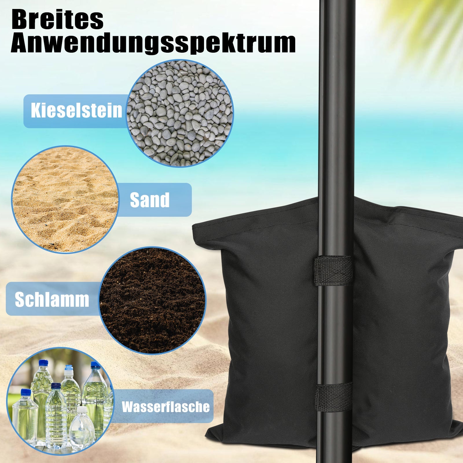 Cosmo Go Pavillon Sandsäcke 4er Set