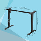 Cosmo Go Schreibtisch Höhenverstellbar Elektrisch Computertisch