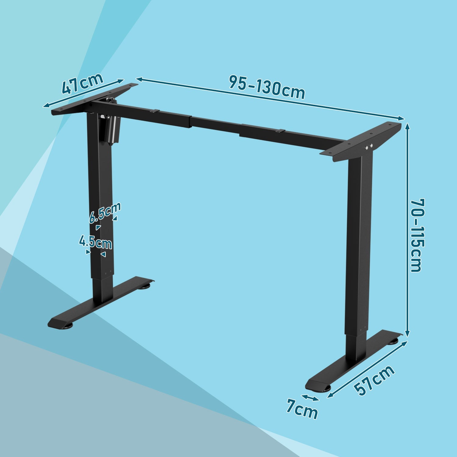 Cosmo Go Schreibtisch Höhenverstellbar Elektrisch Computertisch