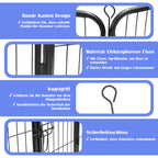 Cosmo Go Welpenlaufstall 8-teilig 60cm hoch Faltbar