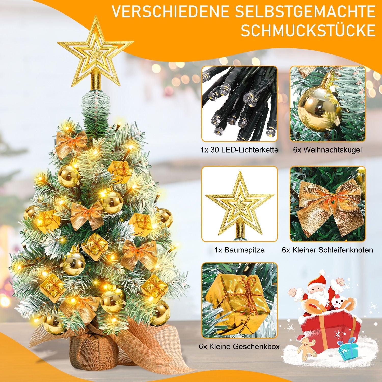 Cosmo Go Mini Weihnachtsbaum 40cm