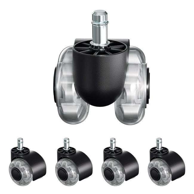 Cosmo Go 5 Stück BürostuhlRollen Stuhlrollen 11mm x 22mm Hover Image