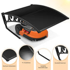 Cosmo Go Mähroboter Garage Dach Carport für Rasenmäher Schwarz