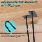 Cosmo Go Hairpin Legs Tischbeine Metall schwarz
