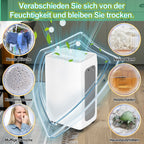 Cosmo Go Luftentfeuchter 26L mit Timerfunktion, Wäschetrockungsfunktion, Abtaufunktion