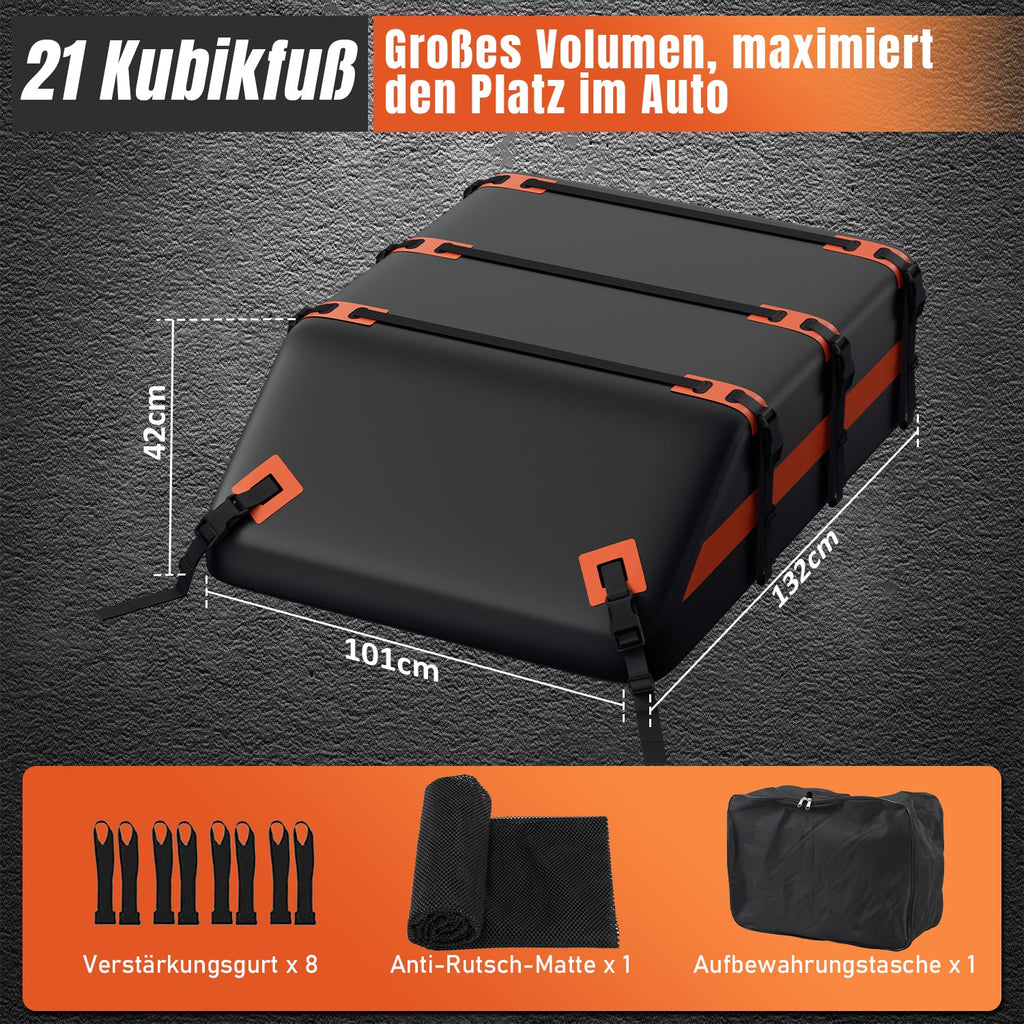 Cosmo Go Dachbox Auto Dachkoffer 550L Faltbare Wasserdicht