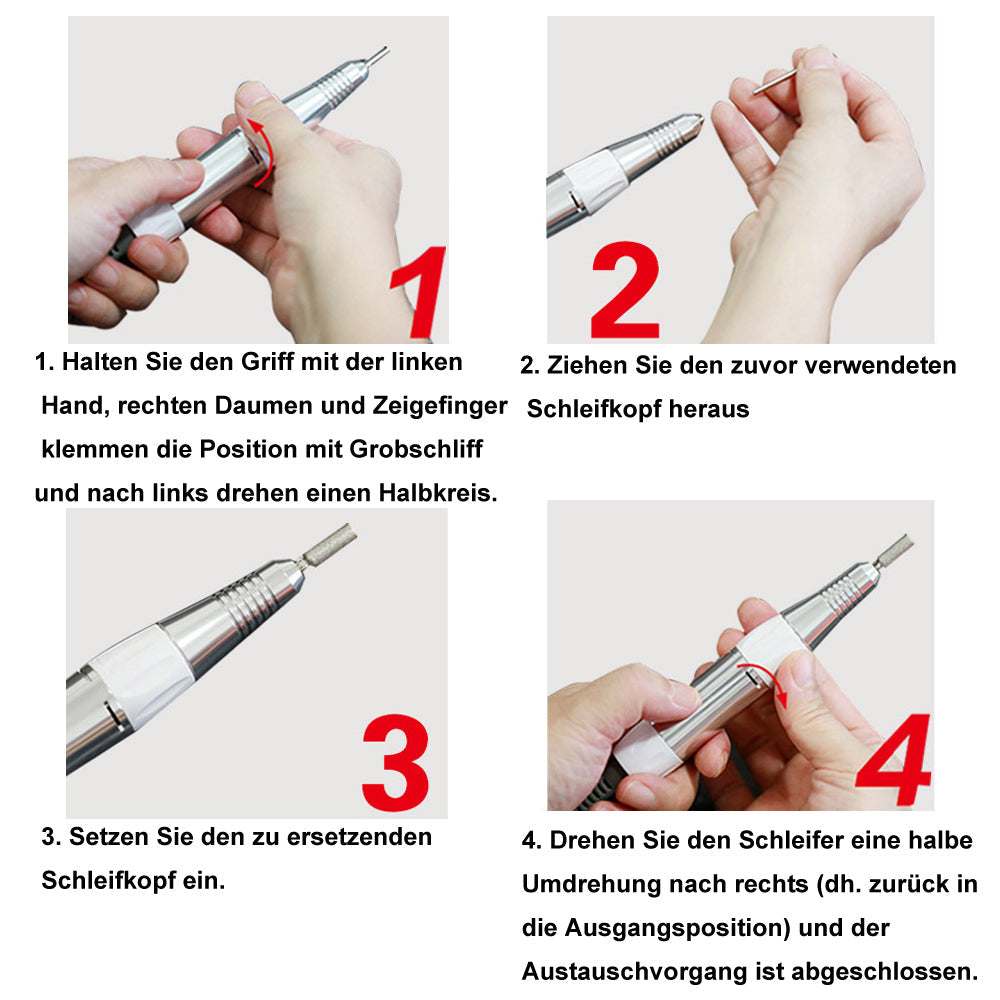 Cosmo Go Elektrische Nagelfräser Maniküre 30000U/min