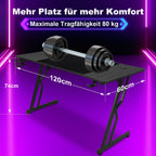 Cosmo Go Gaming Schreibtisch Gaming Tisch 120/140cm