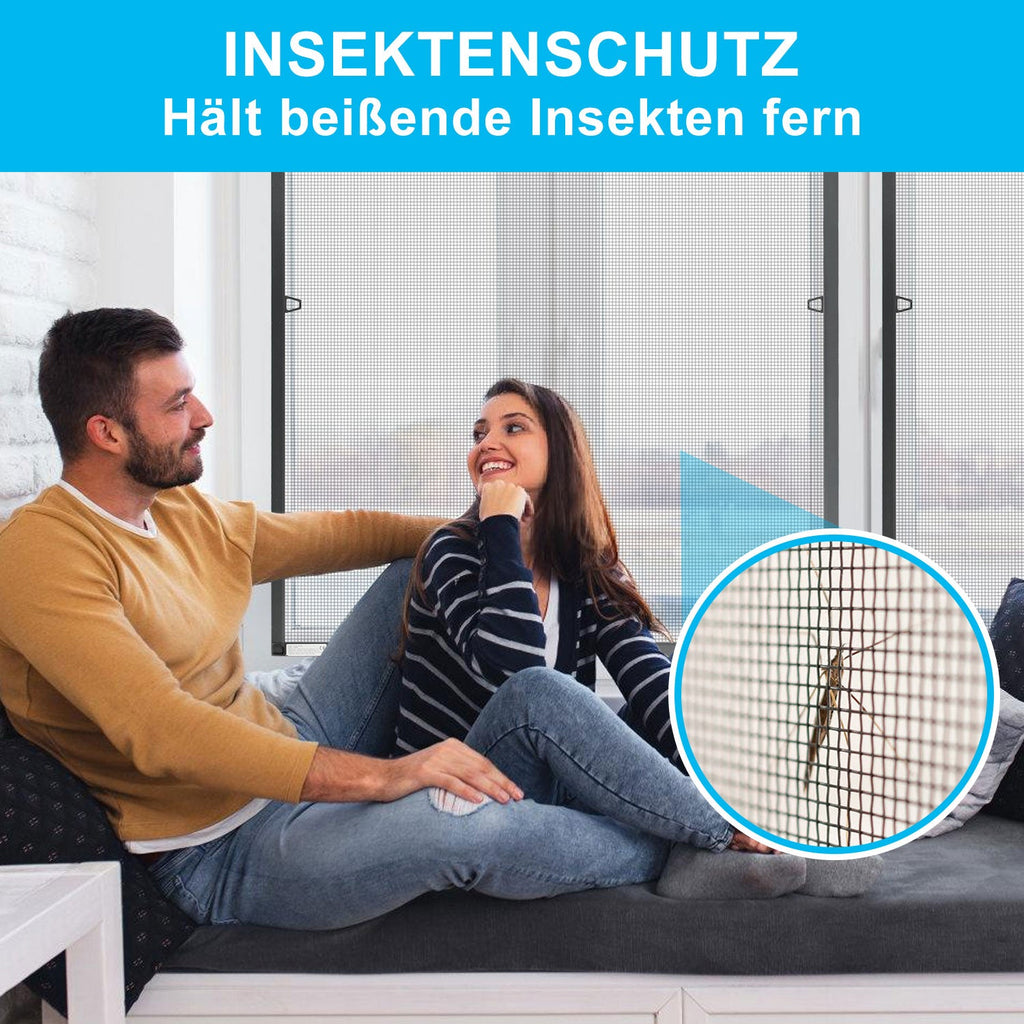Cosmo Go Fliegengitter Fenster Insektenschutz Anthrazit